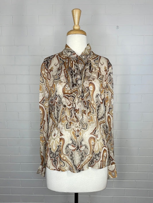 Basler | Berlin | shirt | size 12 | 100% silk