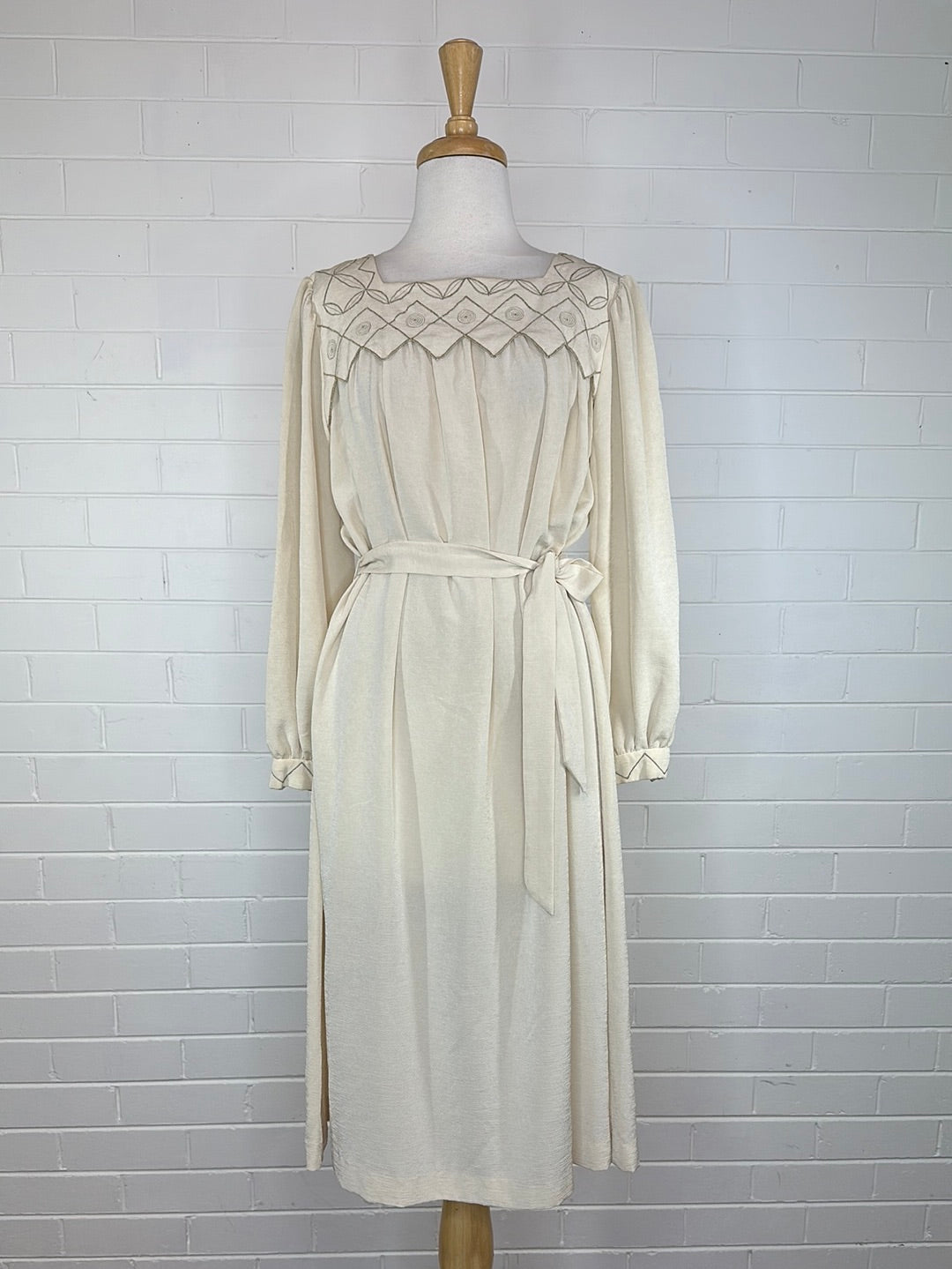 Janine Pimm | vintage 80's | dress | size 14 | midi length