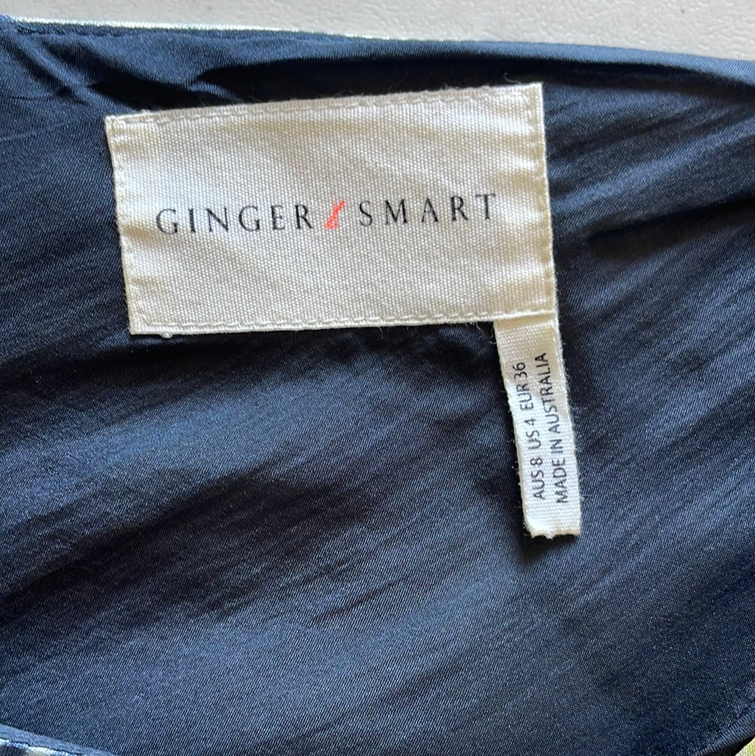 Ginger & Smart | dress | size 8 | mini length | 100% silk