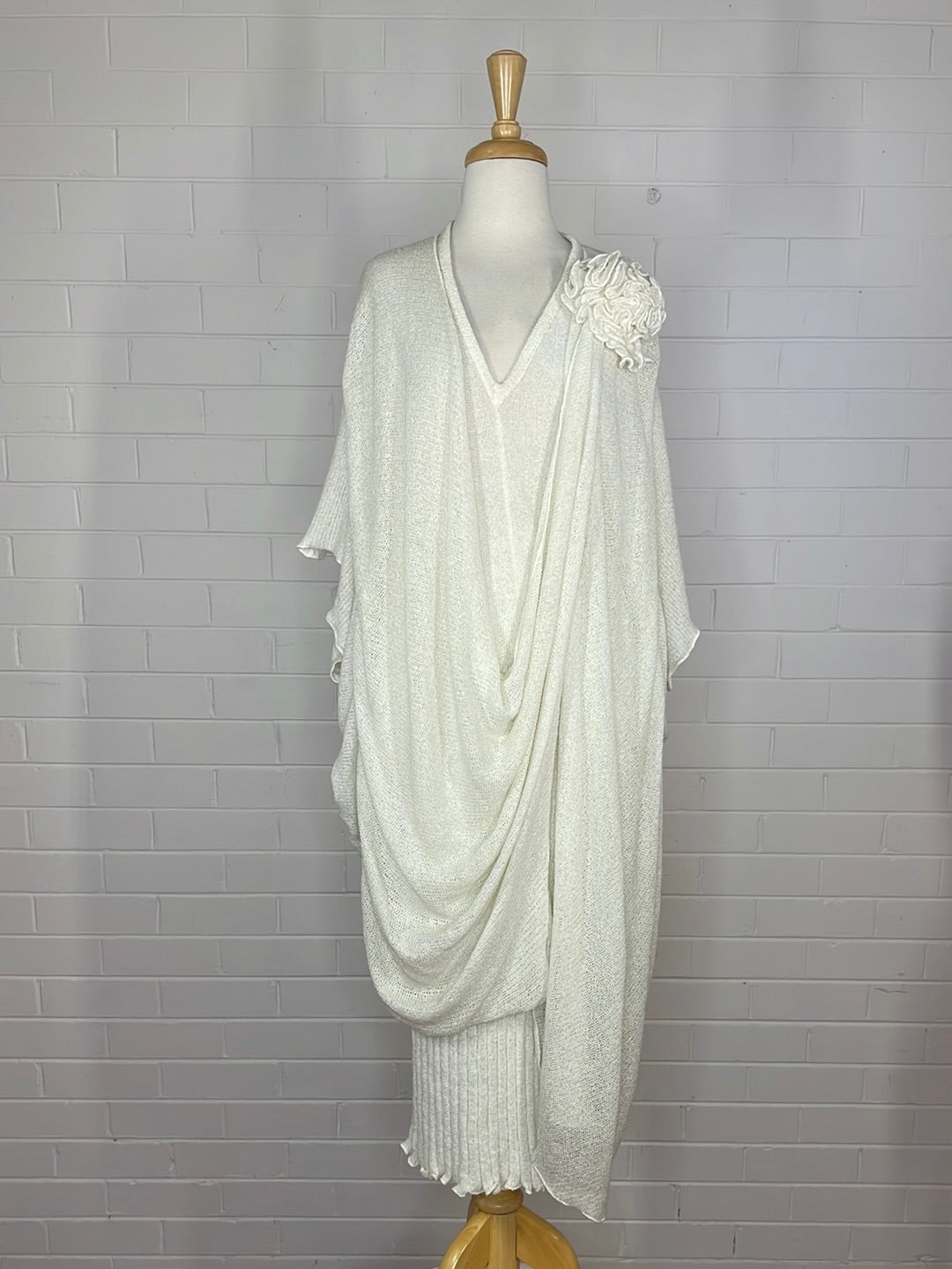 Vivian Chan Shaw | vintage 80's | dress | size 14 | midi length