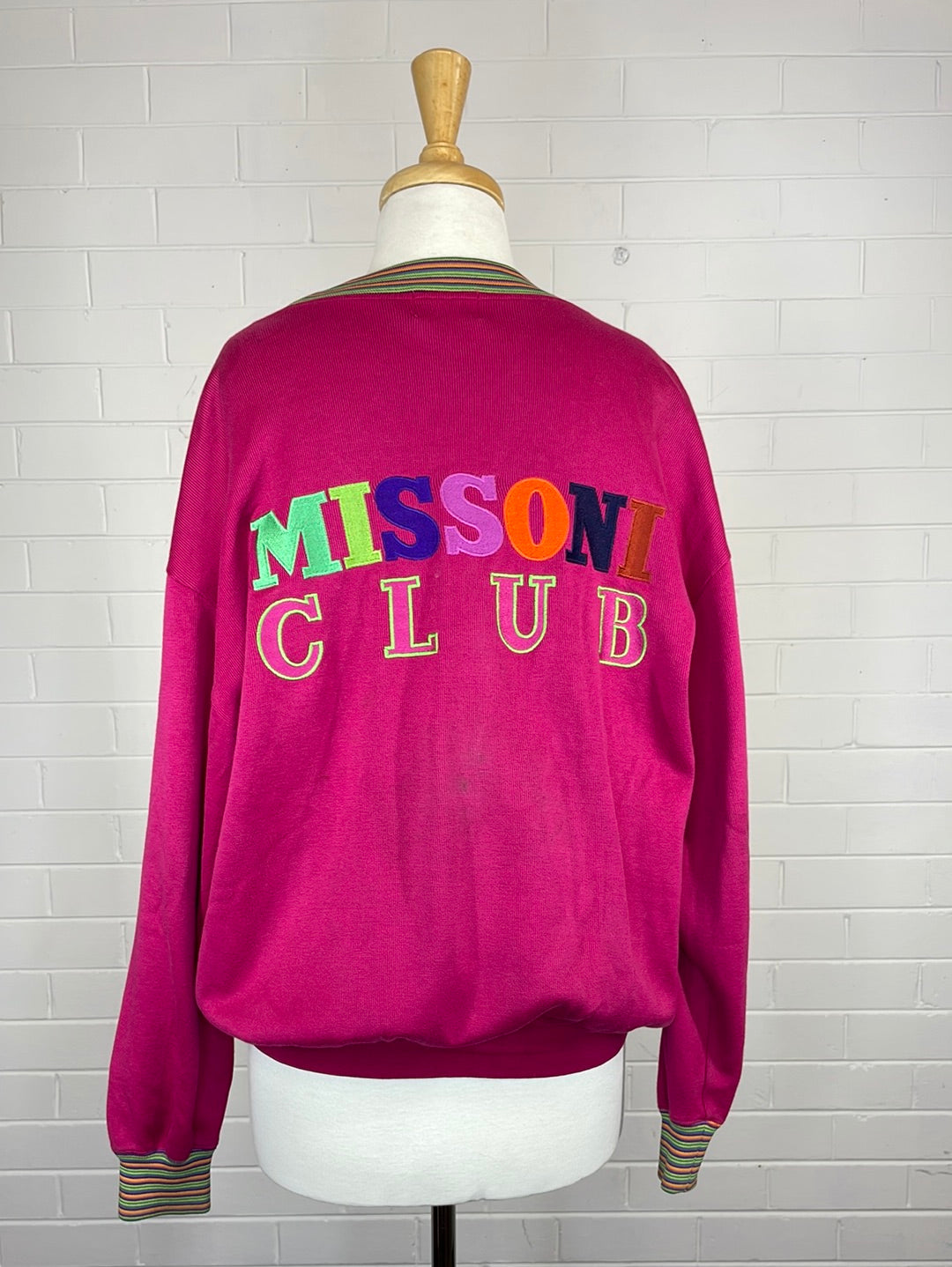 Missoni Club | Italy | cardigan | size 12 | 100% cotton