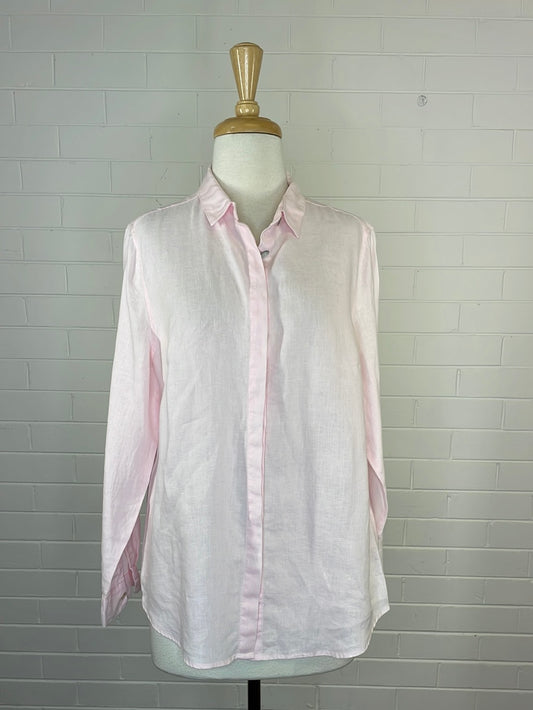 Gordon Smith | shirt | size 12 | 100% linen