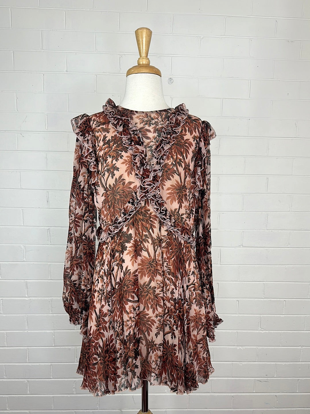 Karen Walker | New Zealand | dress | size 10 | knee length | 100% silk