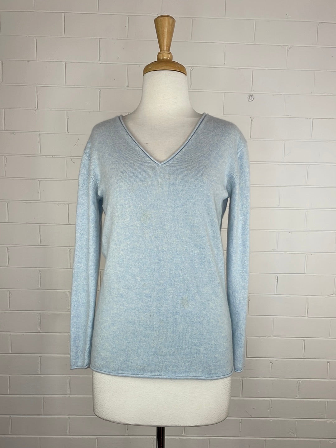 Jac + Jack | sweater | size 10 | v-neck | 100% cashmere