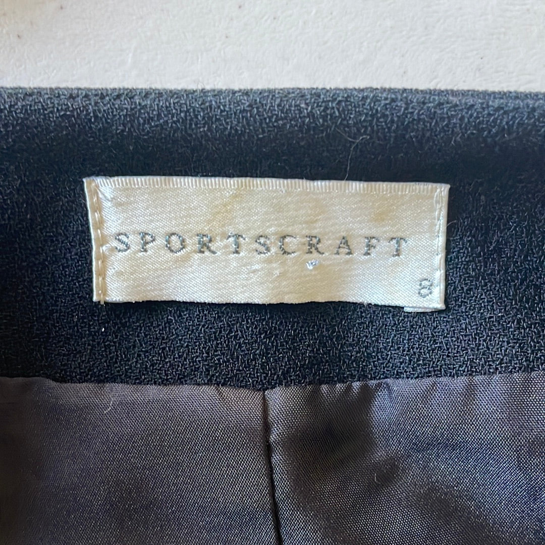 Sportscraft | vintage 80's | jacket | size 8 | single breasted