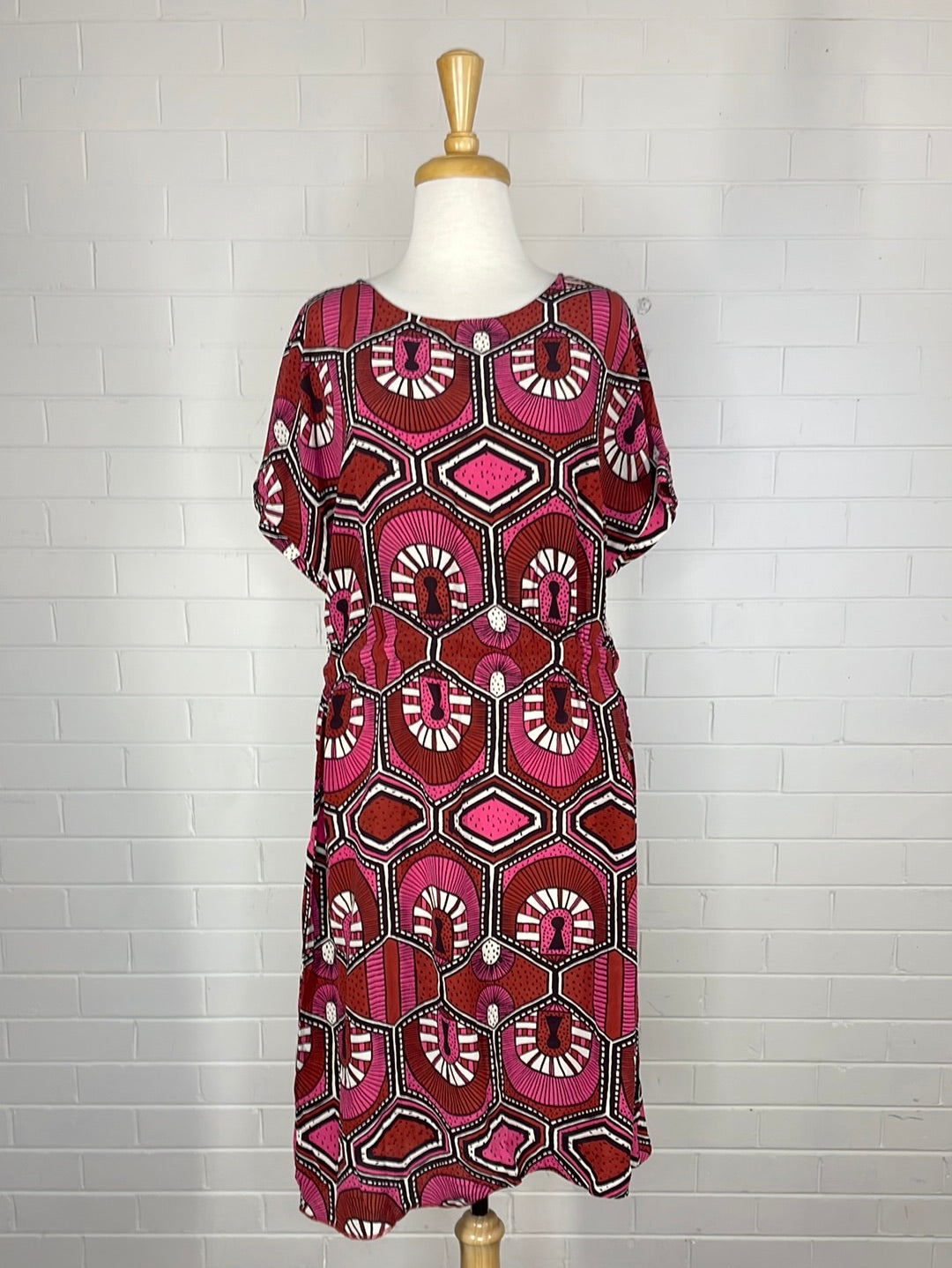 Gorman | dress | size 14 | knee length | 100% silk