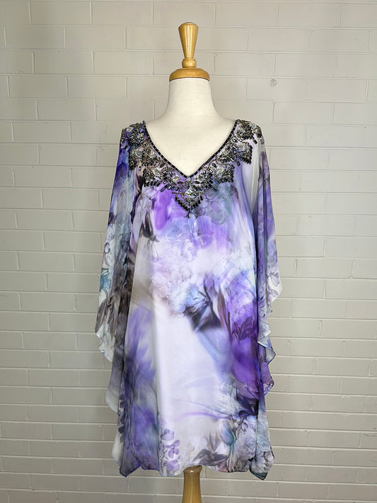 Badgley Mischka | US | dress | size 10 | knee length | 100% silk | new with tags