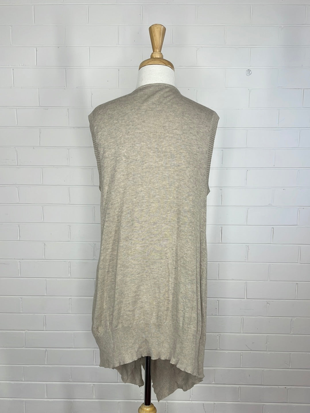 Adrienne Atelier | vest | size 16 | cashmere cotton blend