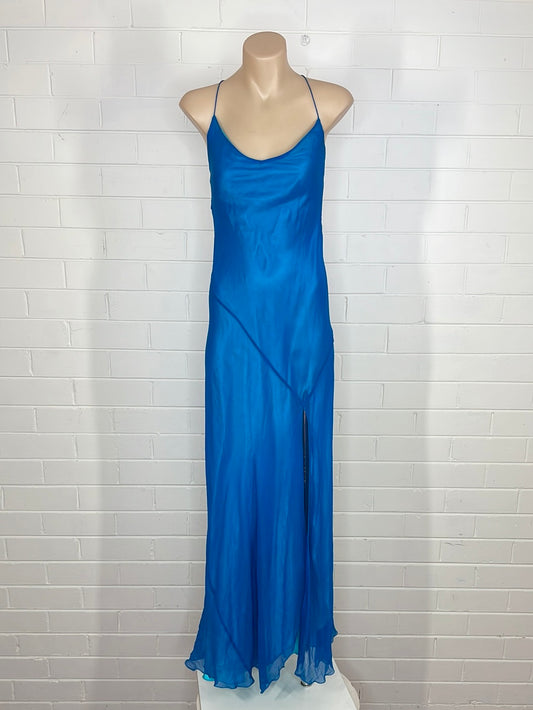 Jenny Bannister | gown | size 8 | maxi length | 100% silk