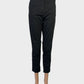 Sportscraft black straight leg pants with mid-rise waist, belt loops, and jetted back pockets for smart casual wear