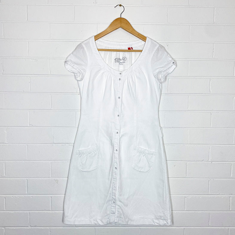 ESPRIT | dress | size 10 | linen cotton blend