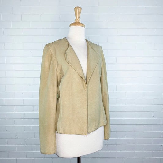 Ellen Tracey | New York | jacket | size 10 | suede leather