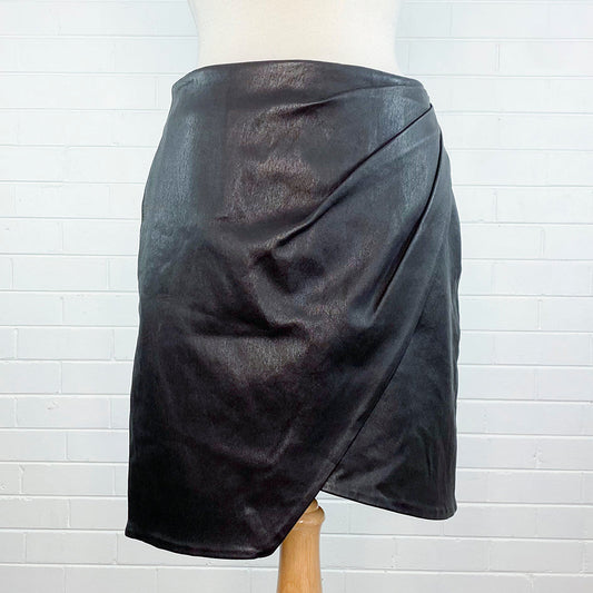 Victoria Woods | skirt | size 10 | 100% leather