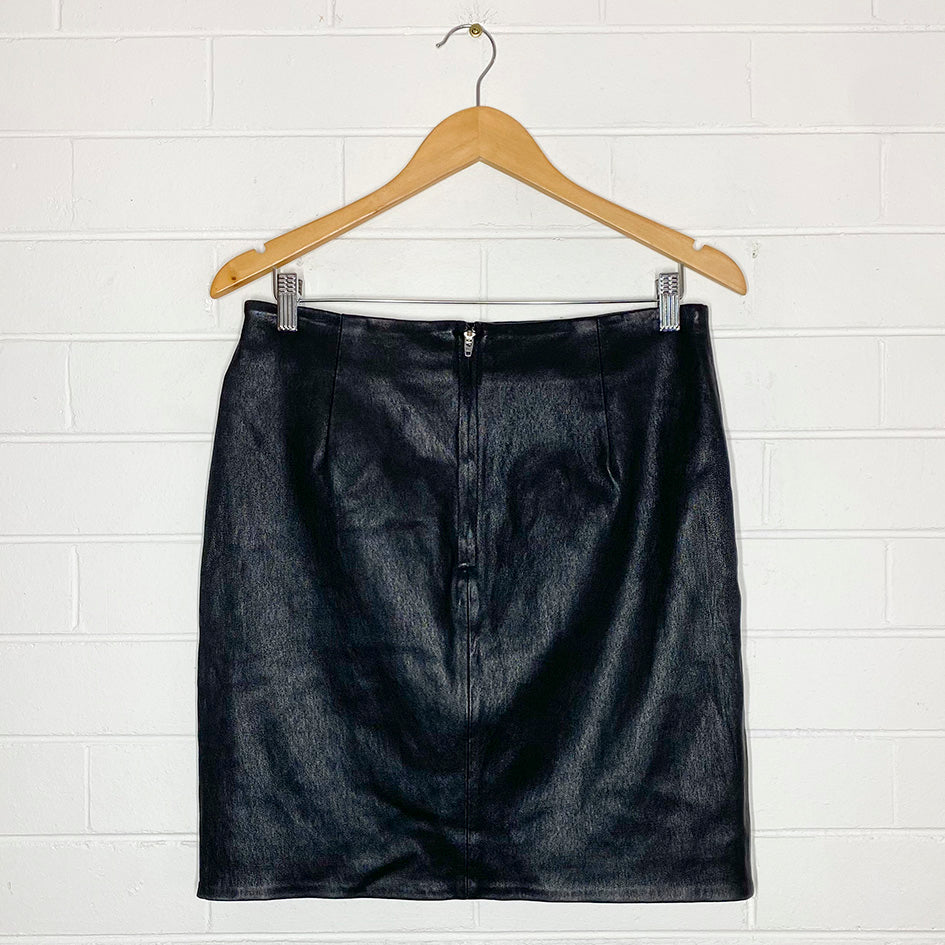 Viktoria & Woods | skirt | size 10 | knee length | 100% leather | new with tags