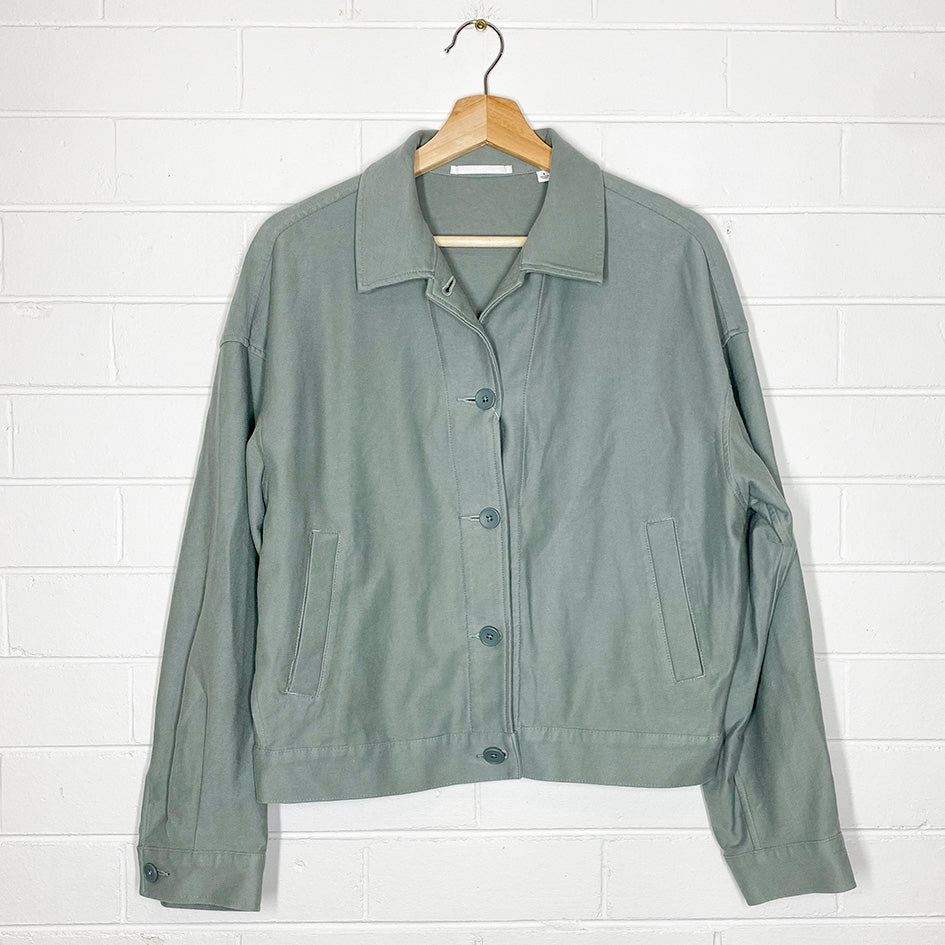 Green hot sale uniqlo jacket