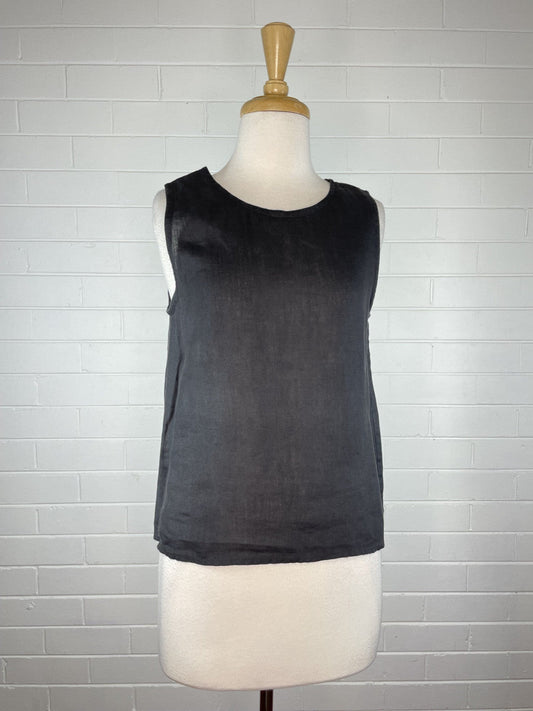 Robert Burton | top | size 12 | sleeveless | 100% linen