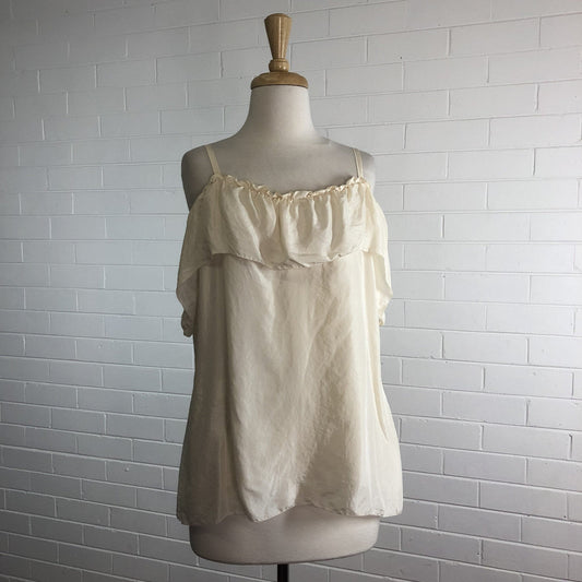 Witchery | top | size 12 | sleeveless | 100% silk