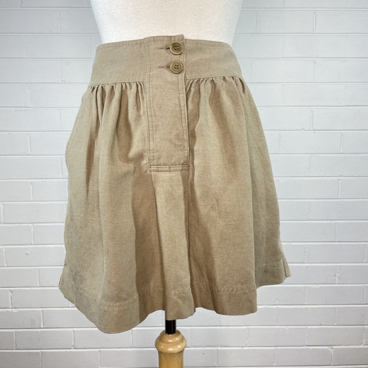Country Road | skirt | size 10 | mini length | linen lyocell blend