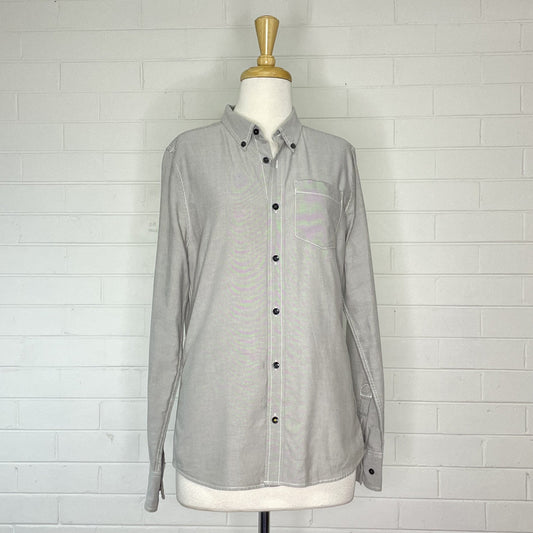 DKNY Jeans | New York | shirt | size 10 | long sleeve | 100% cotton