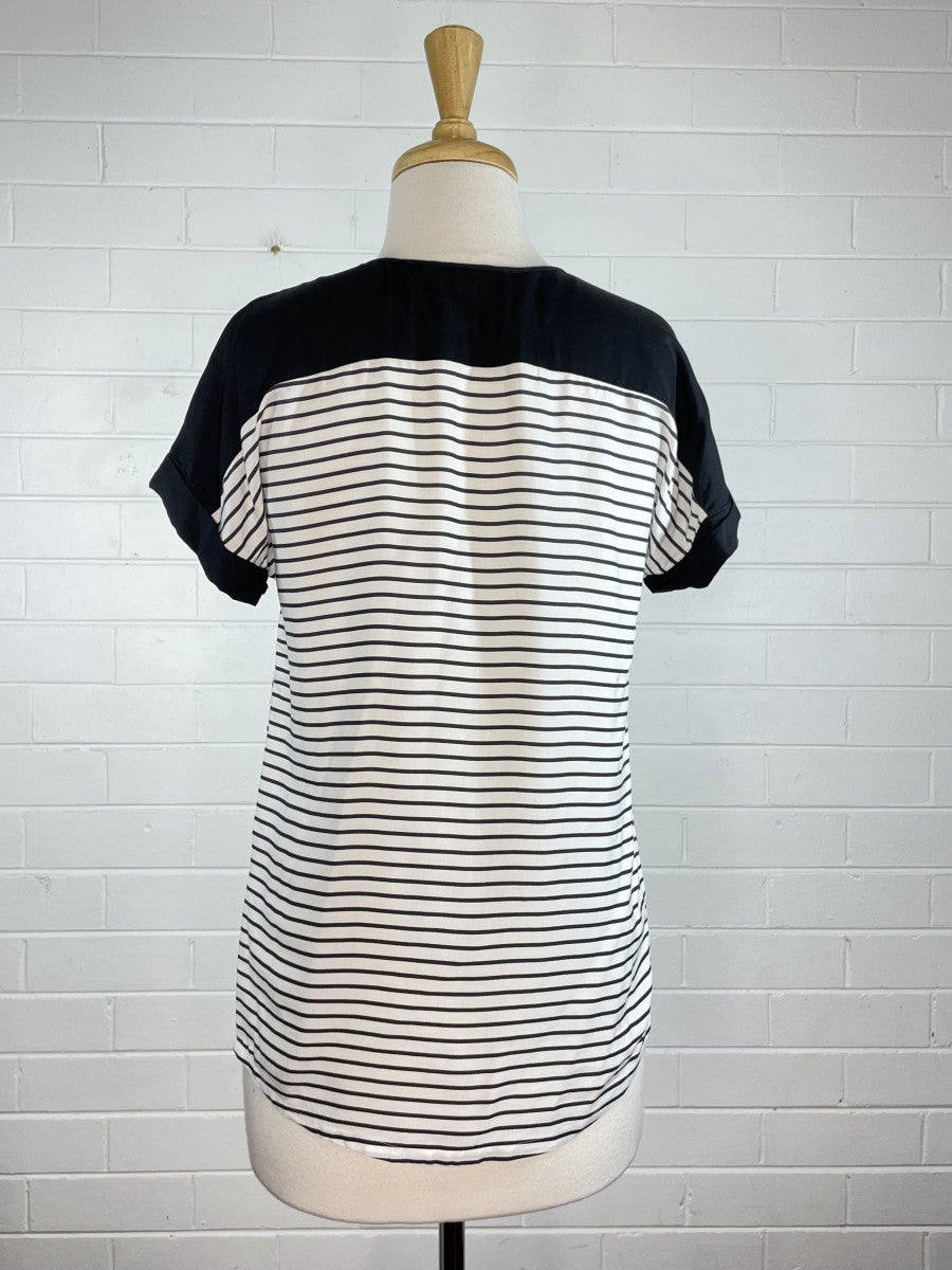 Trenery | top | size 8 | short sleeve | 100% modal