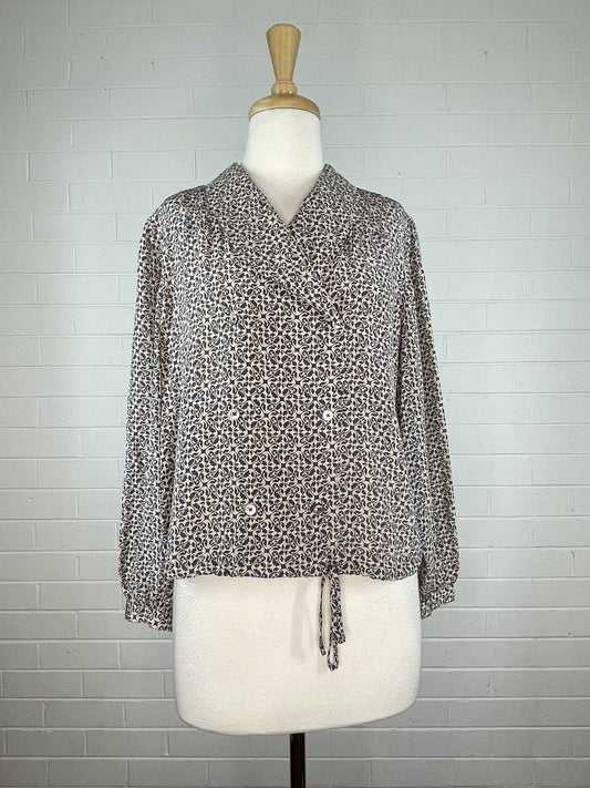 Farhi by Nicole Farhi | London | shirt | size 12 | 100% silk