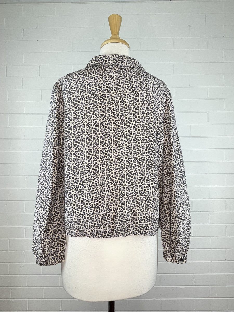 Farhi by Nicole Farhi | London | shirt | size 12 | 100% silk