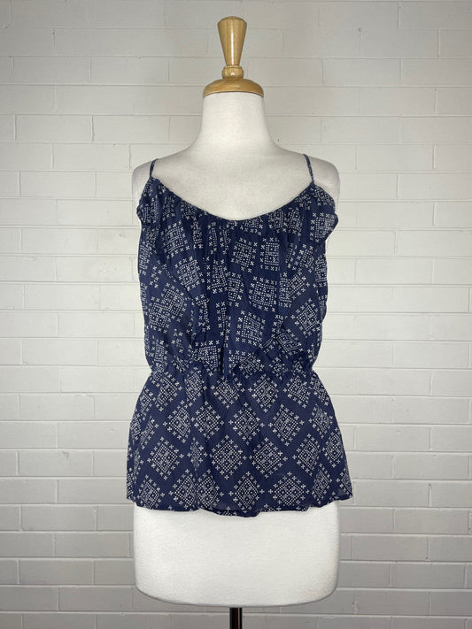 GAP | top | size 10 | sleeveless | cotton silk blend