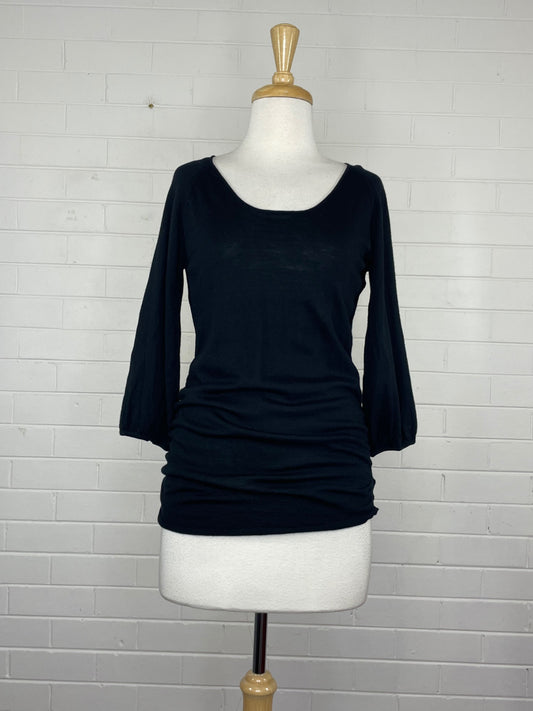 Anna Thomas | sweater | size 10 | scoop neck | 100% wool