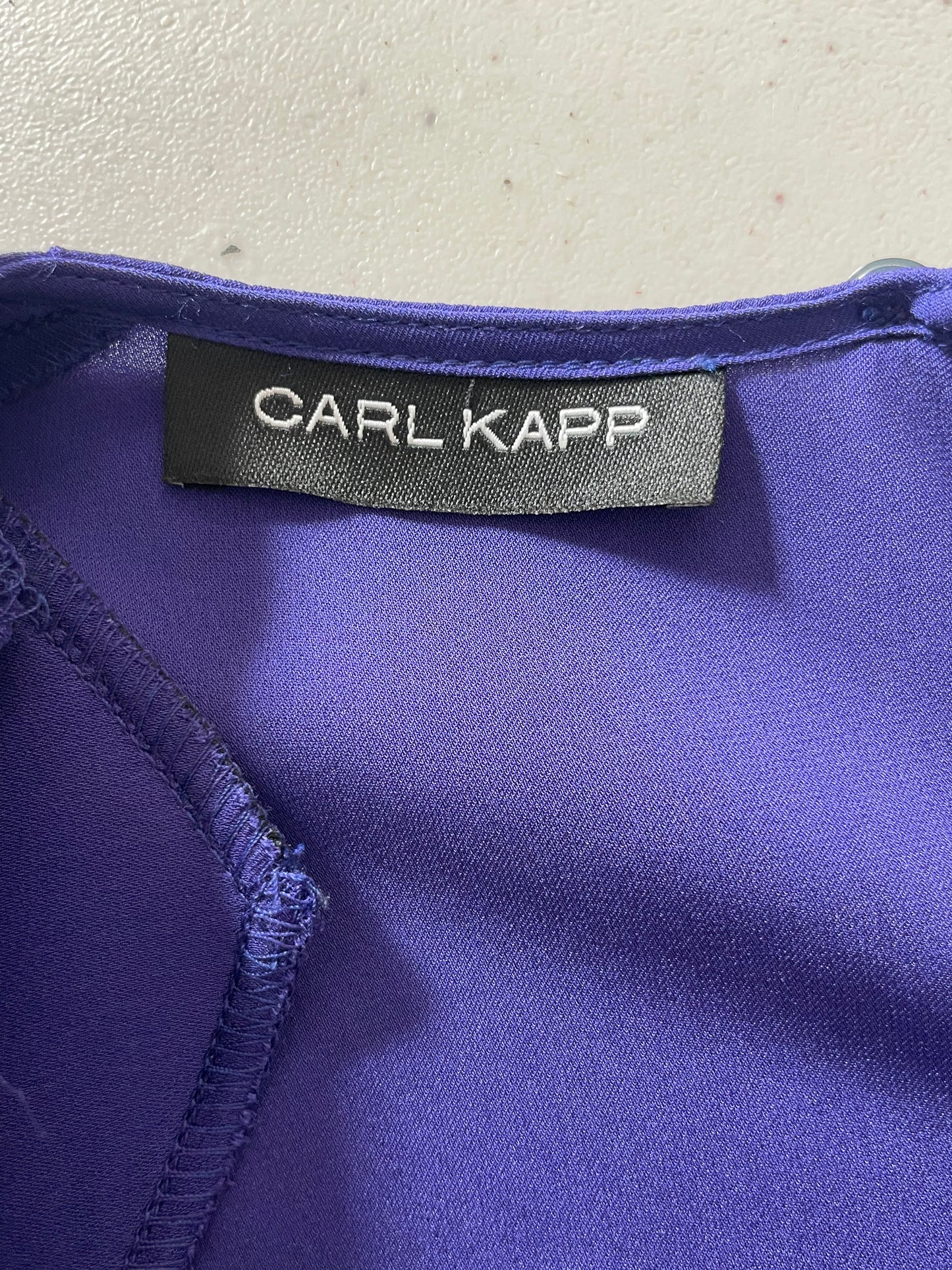 Carl Kapp | dress | size 10 | midi length | 100% silk