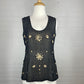 Fleur Wood | top | size 10 | sleeveless | 100% silk