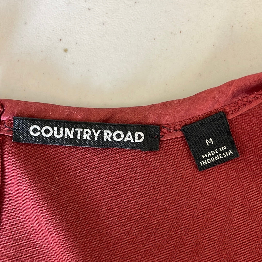 Country Road | top | size 12 | sleeveless | cotton silk blend