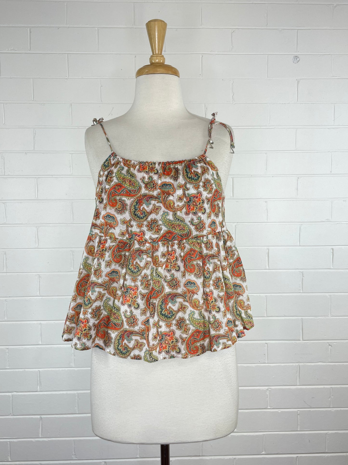 Zimmermann | top | size 8 | sleeveless | 100% cotton