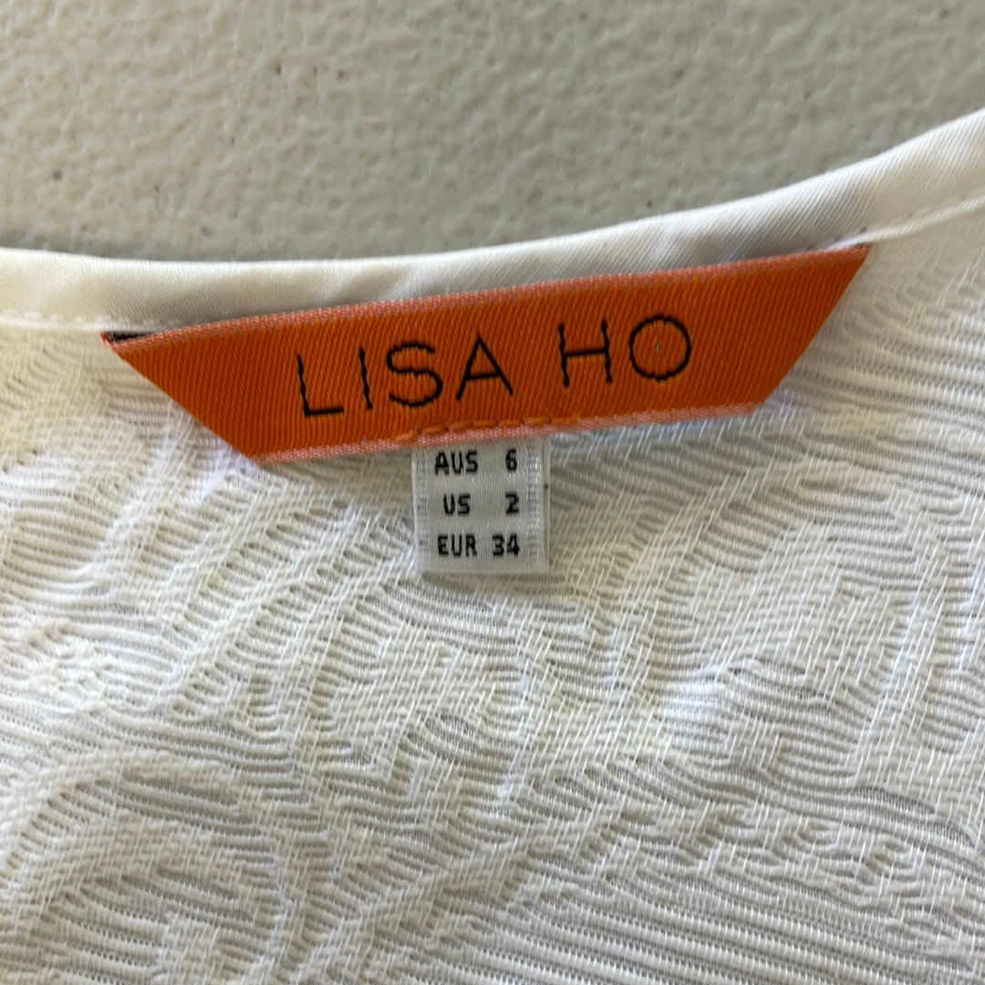 Lisa Ho | dress | size 6 | knee length | 100% cotton