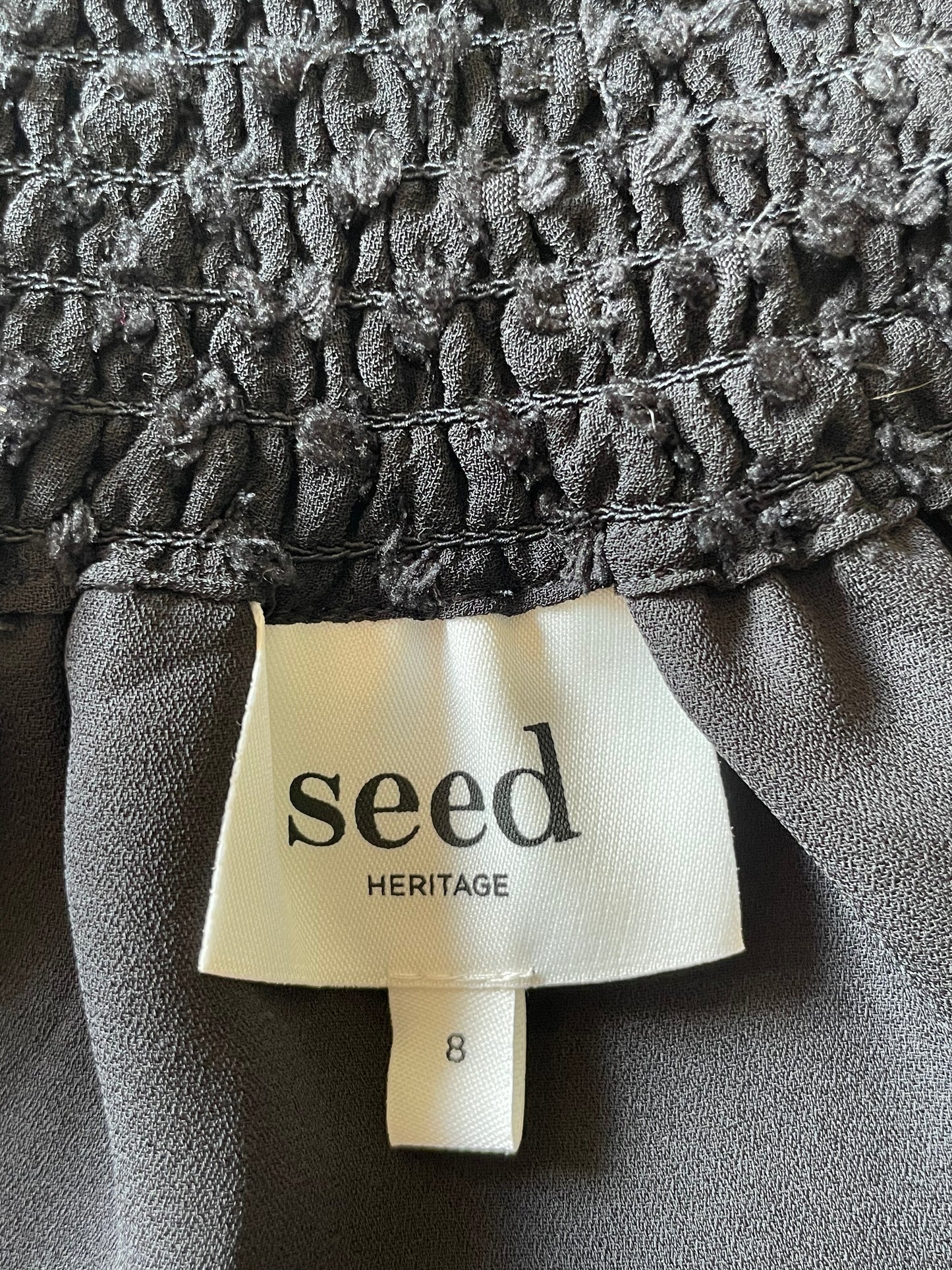 Seed | top | size 8 | long sleeve