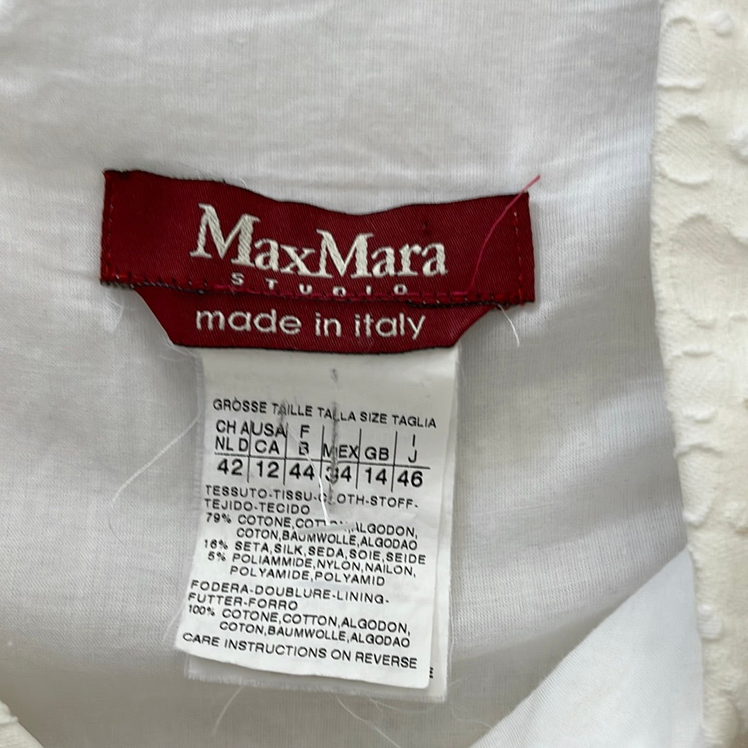 Max Mara | Italy | dress | size 14 | cotton silk blend.