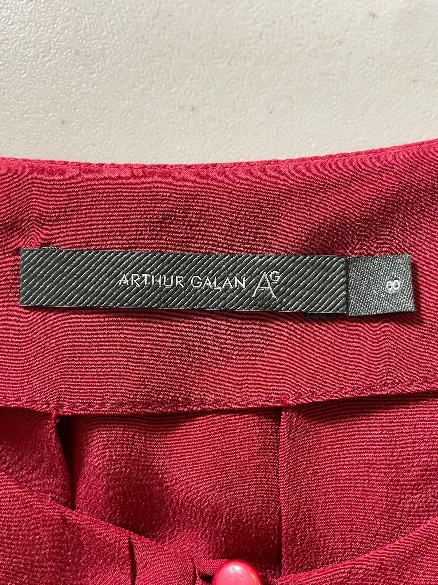 Arthur Galan | dress | size 8 | knee length | 100% silk