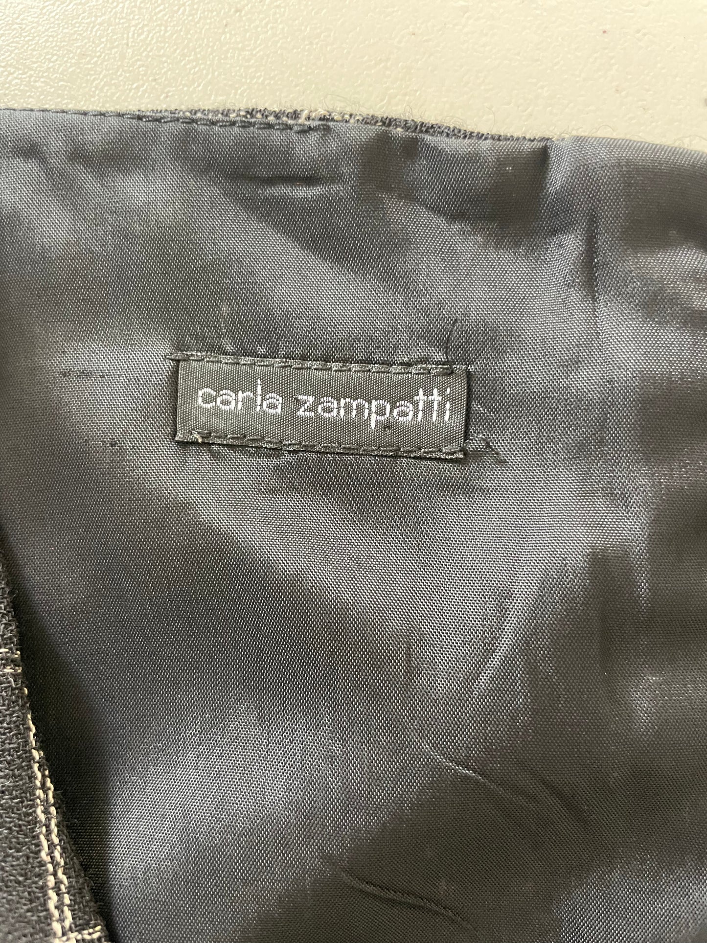 Carla Zampatti | dress | size 8 | knee length | 100% wool