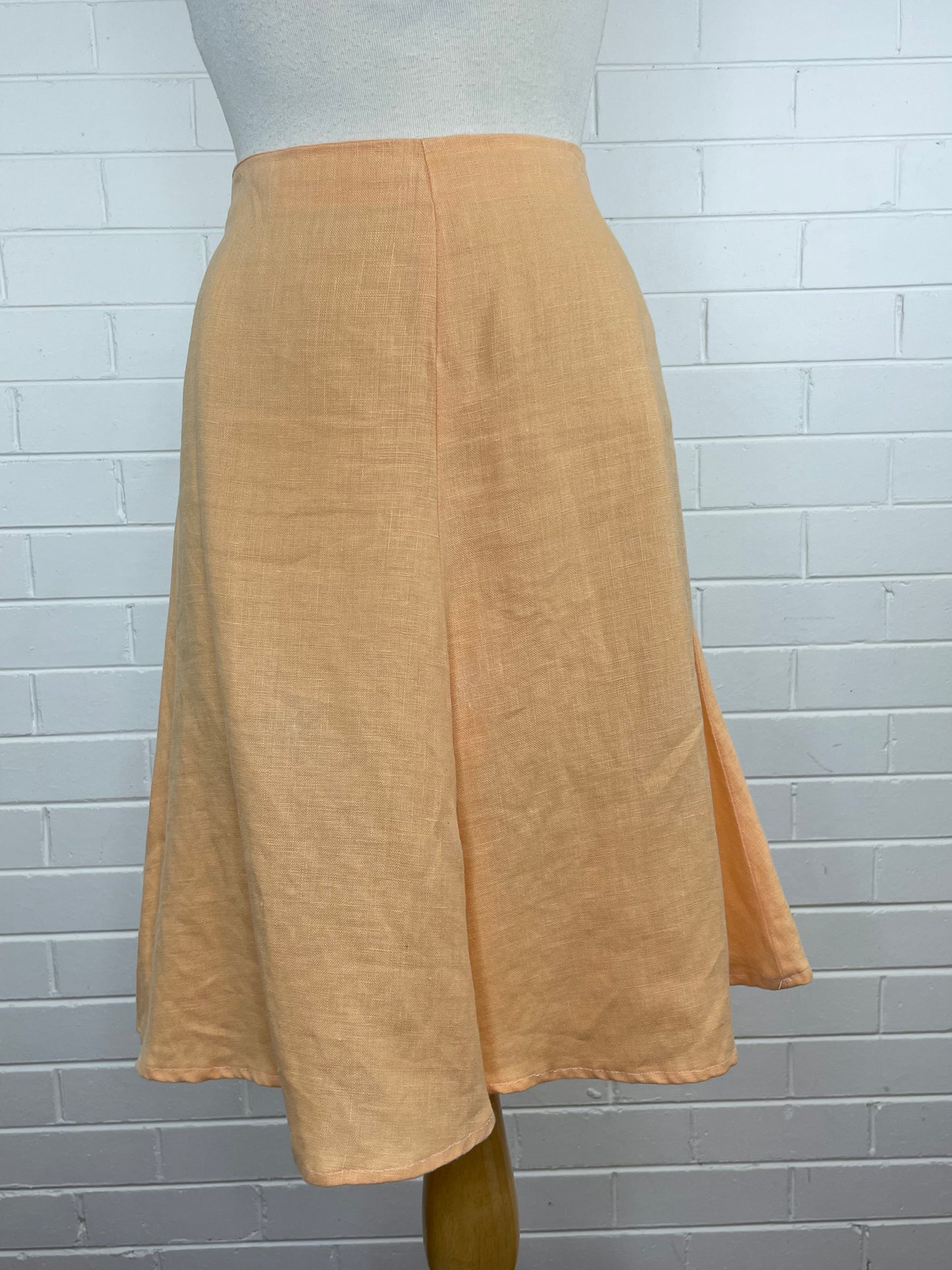 Rodney Clarke | skirt | size 14 | knee length | 100% linen