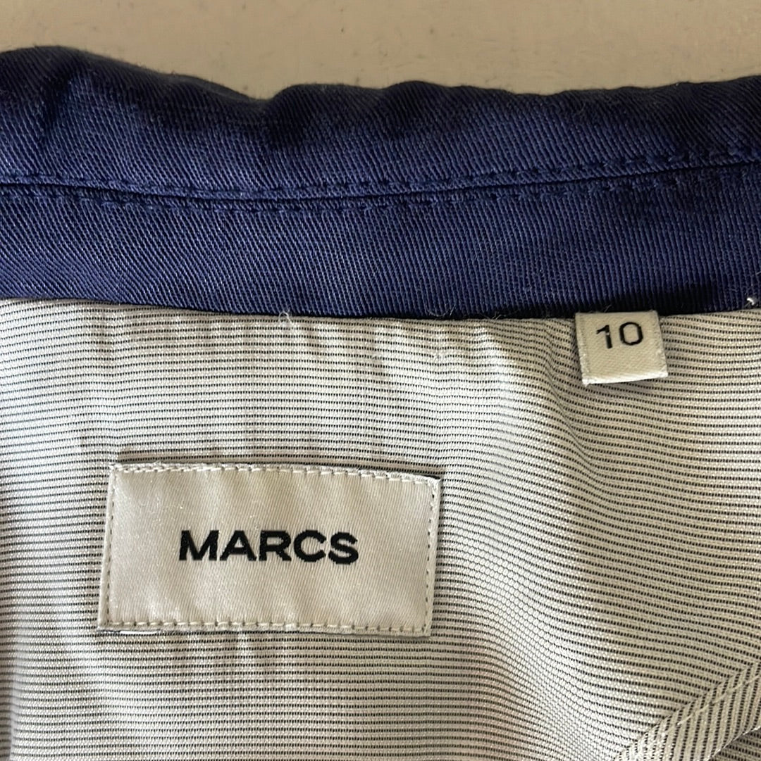 MARCS | jacket | size 10 | single breasted | linen Tencel blend