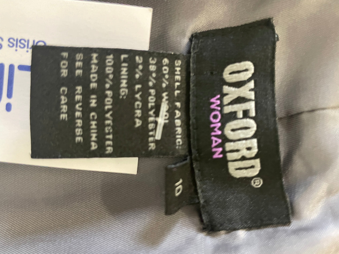 Oxford | jacket | size 10 | single breasted