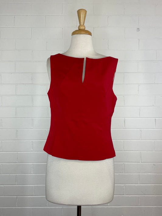 Cue | top | size 12 | sleeveless | made in Australia