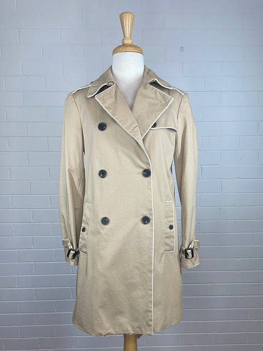 GAP | coat | size 10 | double breasted | 100% cotton