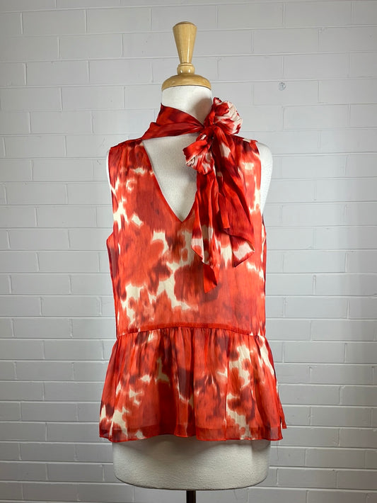 J.Crew | New York | top | size 10 | sleeveless | 100% silk