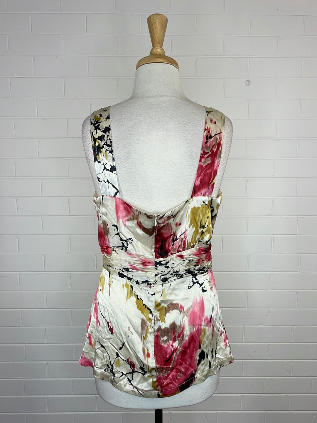 JAG | top | size 12 | sleeveless | 100% silk