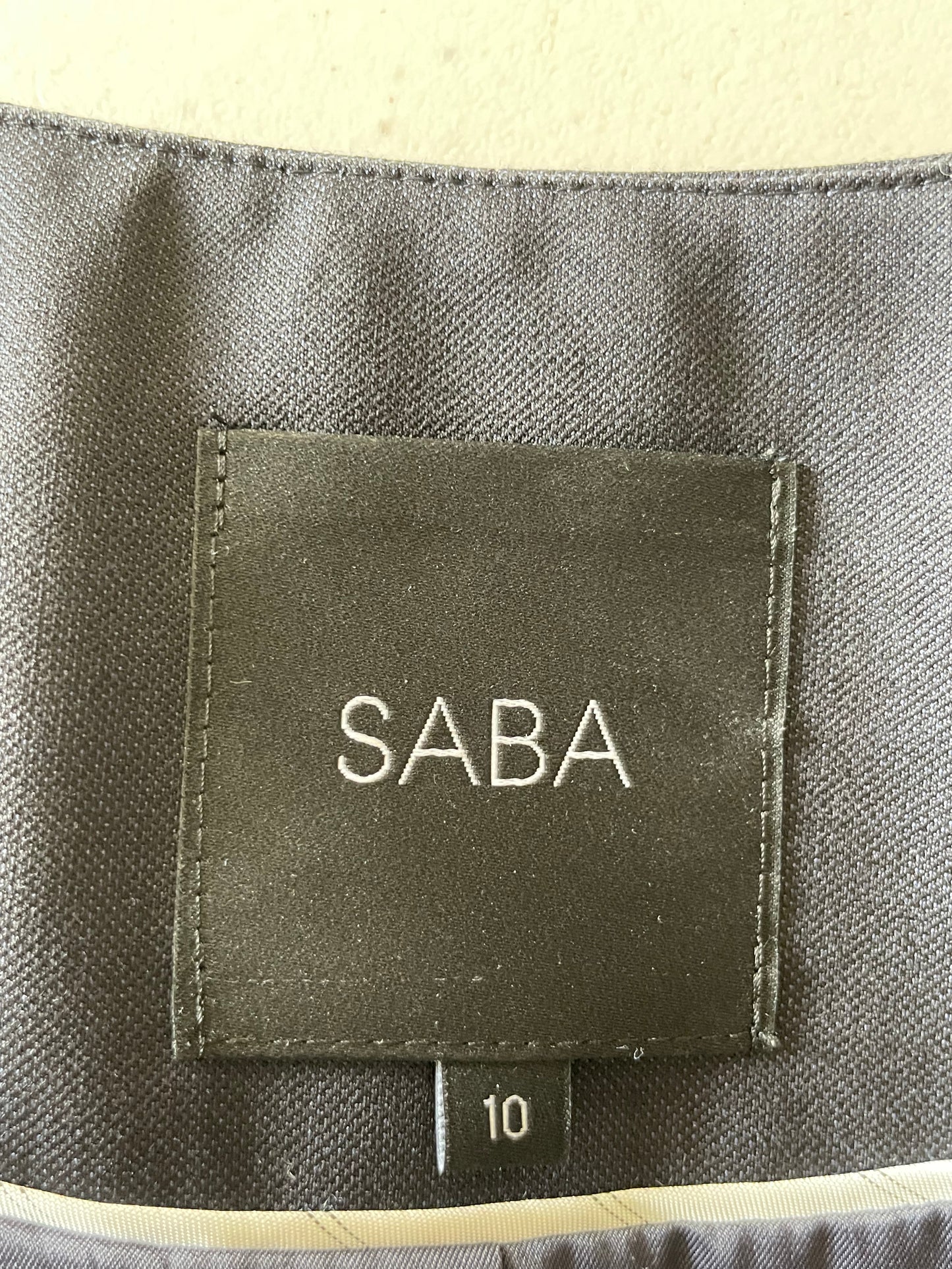 SABA | jacket | size 10 | single breasted | 100% wool